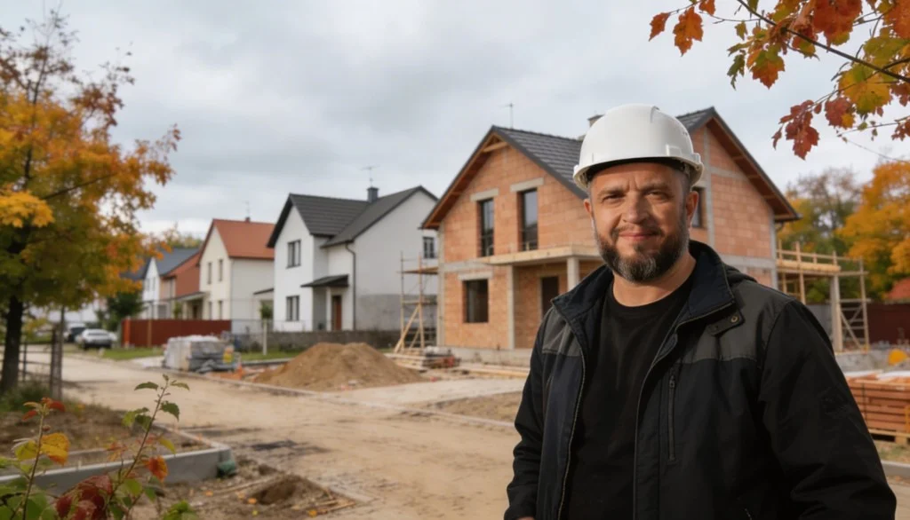 Kierownik budowy — plac budowy